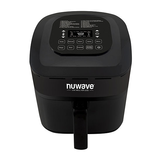 NuWave Brio 8 Quart Digital Air Fryer W/Air Circulation Riser
