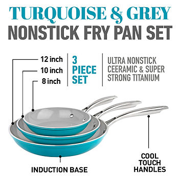 Gotham Steel Ultra Utensils 15-pc. Aluminum Dishwasher Safe Non-Stick Cookware  Set, Color: Cream - JCPenney