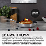 Granite Stone Silver 12' Nonstick With Stay Cool Handle Aluminum Dishwasher Safe Non-Stick Frying Pan