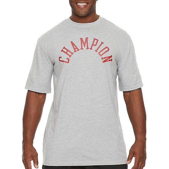 Champion Big and Tall Unisex Adult Crew Neck Short Sleeve Relaxed Fit Graphic T-Shirt