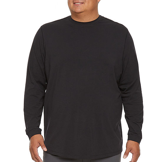 Stylus Big and Tall Mens Crew Neck Long Sleeve T-Shirt - JCPenney