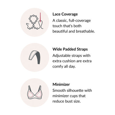 Glamorise Wireless Minimizer Bra 1003