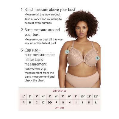 Glamorise Full Figure Plus Size MagicLift Moisture Control Wirefree Bra