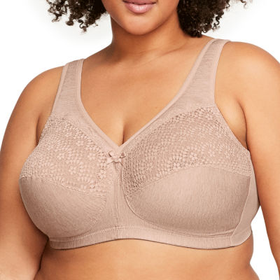 Glamorise Full Figure Plus Wonder Wire Minimizer Underwire Bra