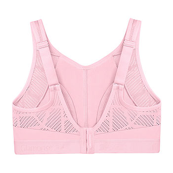Glamorise No-Sweat Mesh Wire-free Sports Bra - Pink