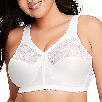 Women's Glamorise Full Figure Plus Size MagicLift Cotton Support Bra  Wirefree in 2023