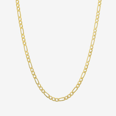 10K Yellow Gold 3.9mm 20-22" Hollow Figaro Chain