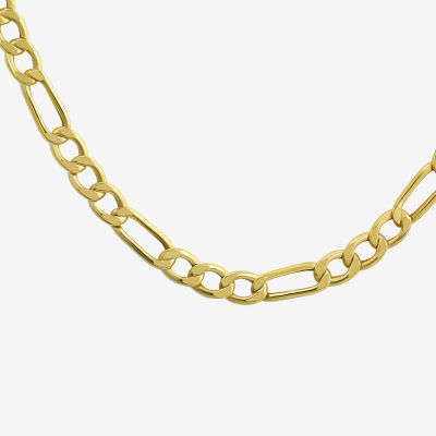 10K Yellow Gold 3.9mm 20-22" Hollow Figaro Chain