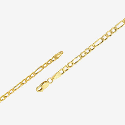 10K Yellow Gold 3.9mm 20-22" Hollow Figaro Chain