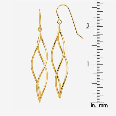 14K Gold Drop Earrings