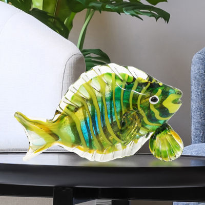 Dale Tiffany Varadero Art Glass Fish Figurine