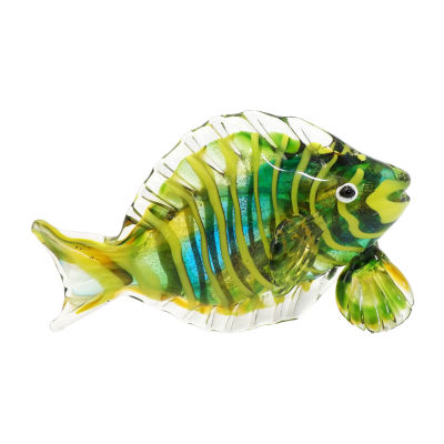 Dale Tiffany Varadero Art Glass Fish Figurine