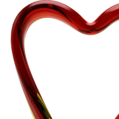 Dale Tiffany Opus Art Glass Heart Birthday Figurine