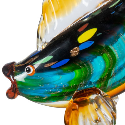 Dale Tiffany Bavaro Art Glass Fish Figurine