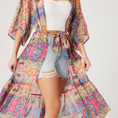 Kimono with Long Dresses for Juniors