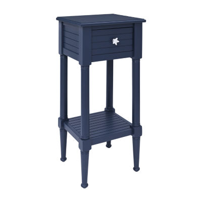 Linon Shangri Storage 1-Drawer End Table