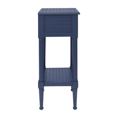 Linon Shangri Storage 1-Drawer End Table