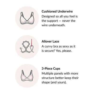 Glamorise Wonderwire Posture Bra- 9265 - JCPenney