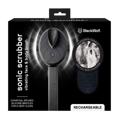 Black Wolf Sonic Scrubber Vibrating Face & Body Brush