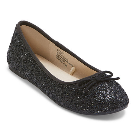 Thereabouts Little & Big Girls Lexi Ballet Flats, 13 Medium, Black