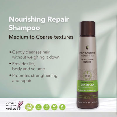 Macadamia Professional Nourishing Repair Shampoo - 10 oz.