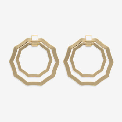 Bold Elements Womens Stainless Steel Drop Earrings