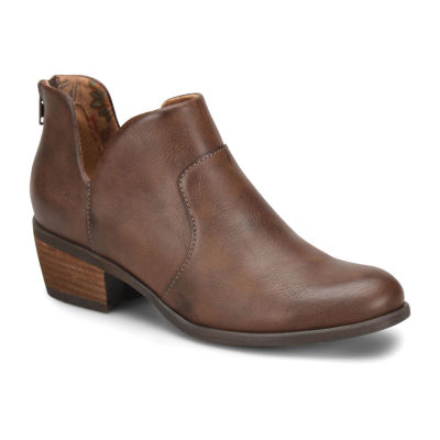BOC by Born Womens Lucy Stacked Heel Booties