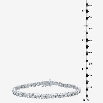 2 CT. T.W. Mined White Diamond 10K Gold 7.5 Inch Tennis Bracelet