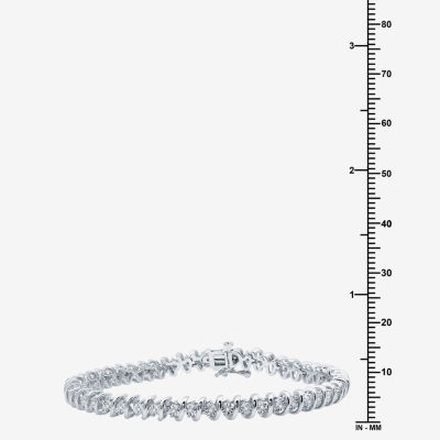 CT. T.W. Lab Grown Diamond Sterling Silver 7.5 Inch Tennis Bracelet