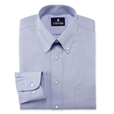Stafford® Travel Performance Pinpoint Oxford Dress Shirt-JCPenney ...