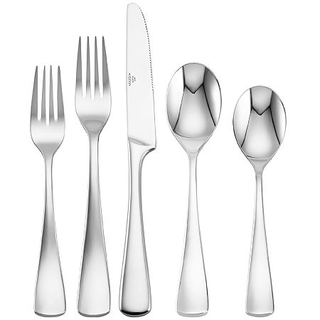 Mikasa Serena 20-pc. Flatware Set, One Size, Gray