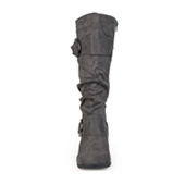 Journee Collection Shelley Slouch Boots - Wide Calf-JCPenney