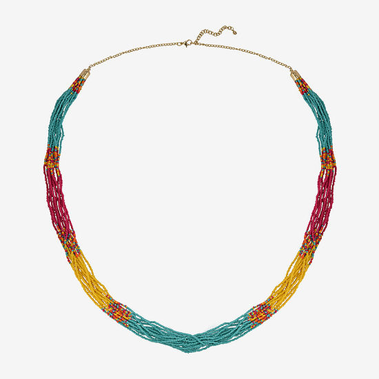 Mixit 39 Inch Cable Beaded Necklace