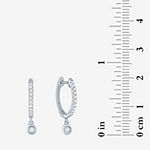 Diamond Addiction 1/6 CT. T.W. Lab Grown White Diamond Sterling Silver Hoop Earrings