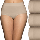Hanes Comfort Flex Fit™ 4 Pack Average + Full Figure Brief Panty 40cff4
