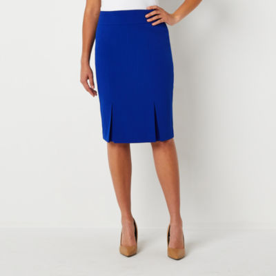Black Label by Evan-Picone Womens Suit Skirt, Color: Royal Blue - JCPenney