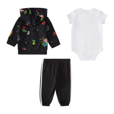 adidas Baby Boys 3-pc. Pant Set