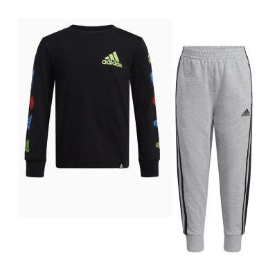 adidas Toddler Boys 2-pc. Pant Set, Color: Adi Black - JCPenney