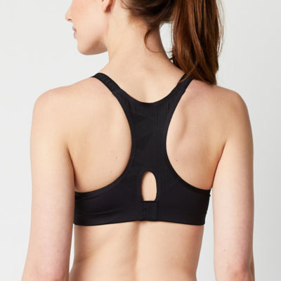 Xersion Train High Support Racerback Sports Bra, Color: Black