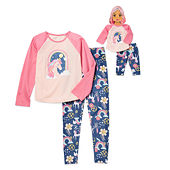 Sleep On It Dollie And Me Little & Big Girls 2-pc. Pant Pajama Set