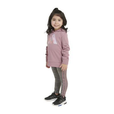 adidas Toddler Girls 2-pc. Track Suit, Color: Lt Pink - JCPenney