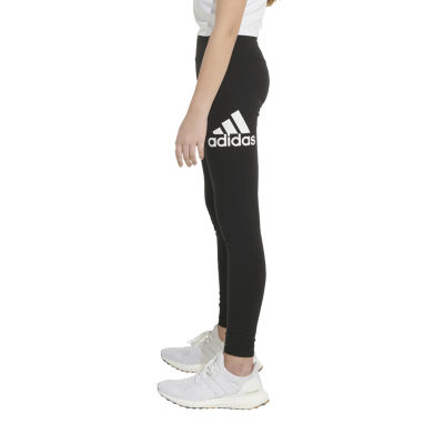 Adidas Big Girls Mid Rise Full Length Leggings