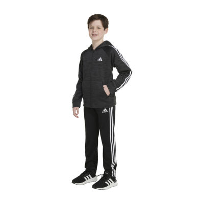 adidas Big Boys Fleece Zipper Hoodie