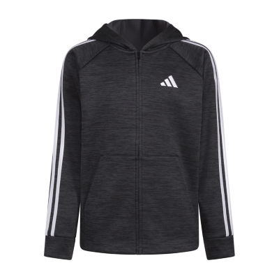 adidas Big Boys Fleece Zipper Hoodie