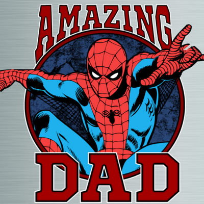 Disney Collection Spiderman Amazing Dad 27 Oz Stainless Steel Travel Mug