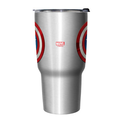 Disney Collection Captain America Shinyshield 27 Oz Stainless Steel Travel Mug