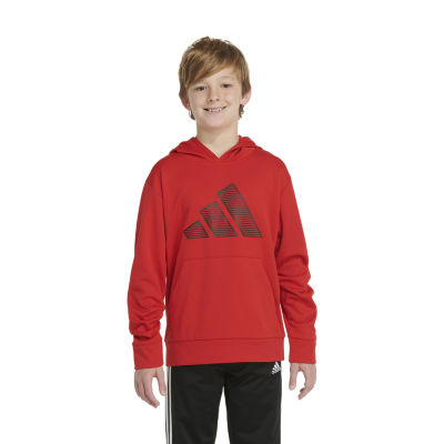 Adidas Big Boys Fleece Hoodie Hamilton Place