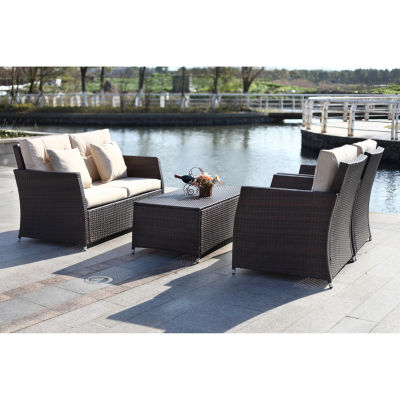 Parry 4-pc. Conversation Set Cushioned