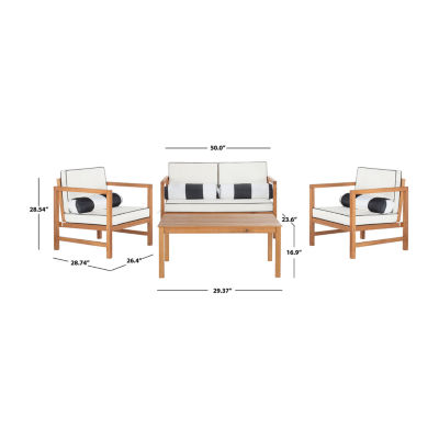 Safavieh Montez 4-pc. Conversation Set Cushioned