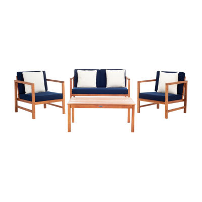 Safavieh Montez 4-pc. Conversation Set Cushioned